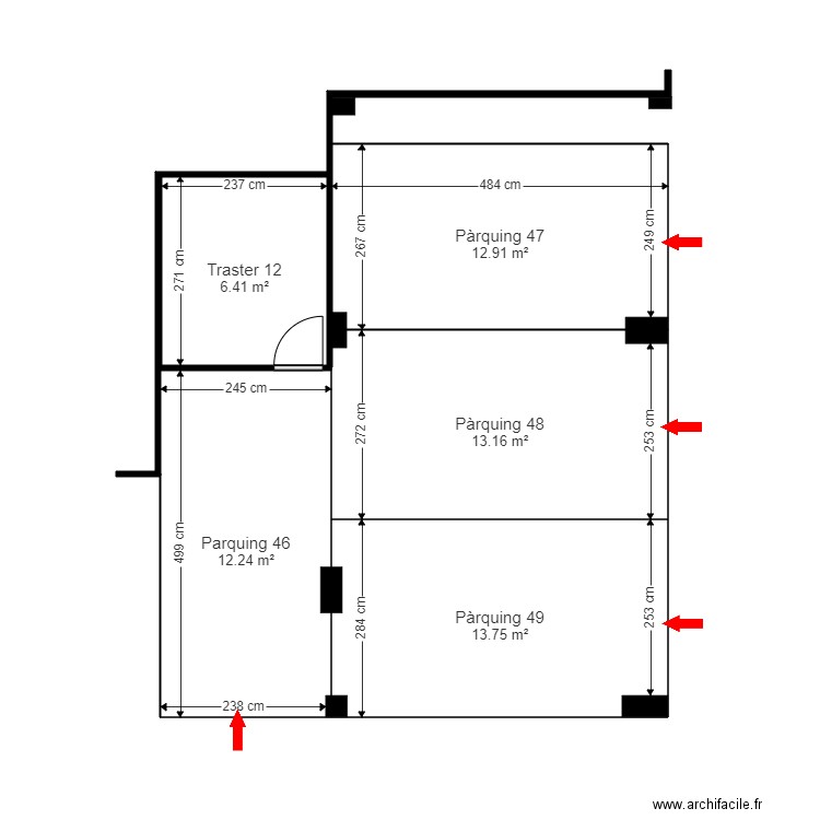 ED PARC GUILLEMO BLOC D PB ANDORRA LA VELLA. Plan de 0 pièce et 0 m2