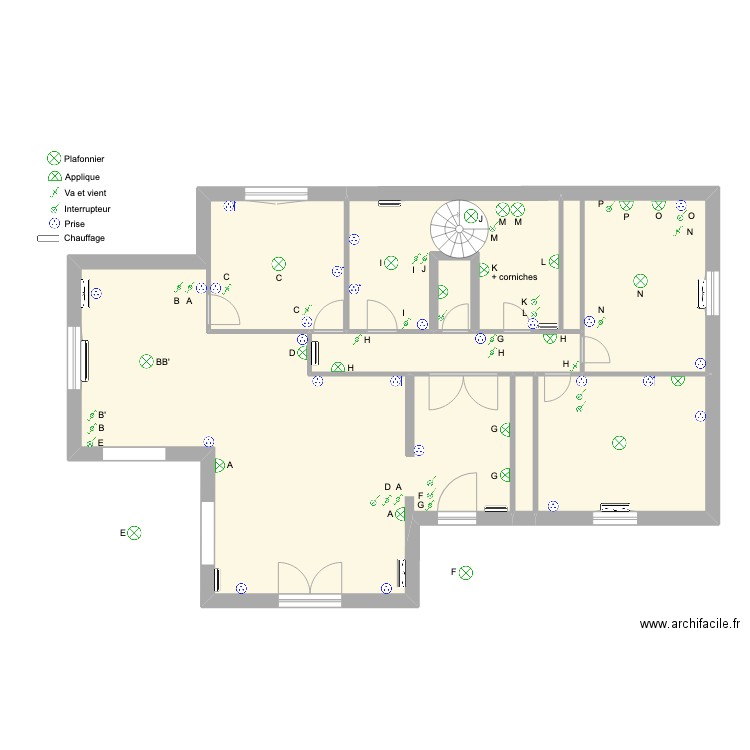 Minelle Elec. Plan de 0 pièce et 0 m2