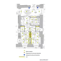 Vestiaire RDJ Plan &eacute;clairage