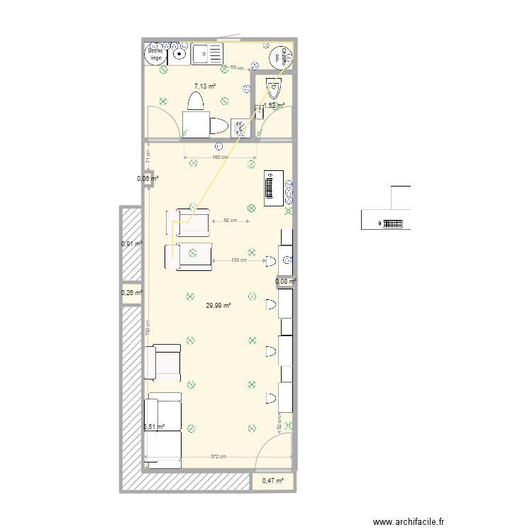 SALON FINAL VERSION. Plan de 0 pièce et 0 m2