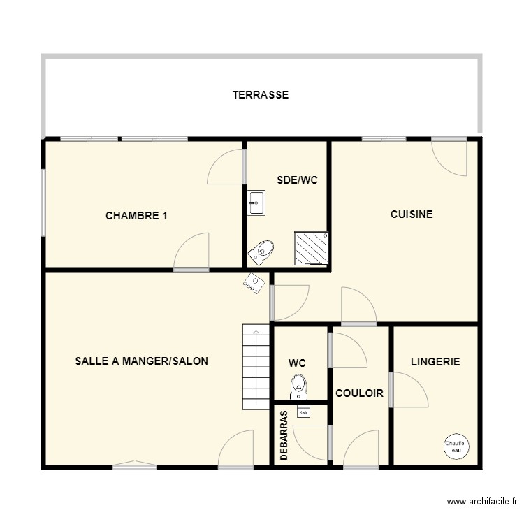 PAJOT RDC A. Plan de 0 pièce et 0 m2