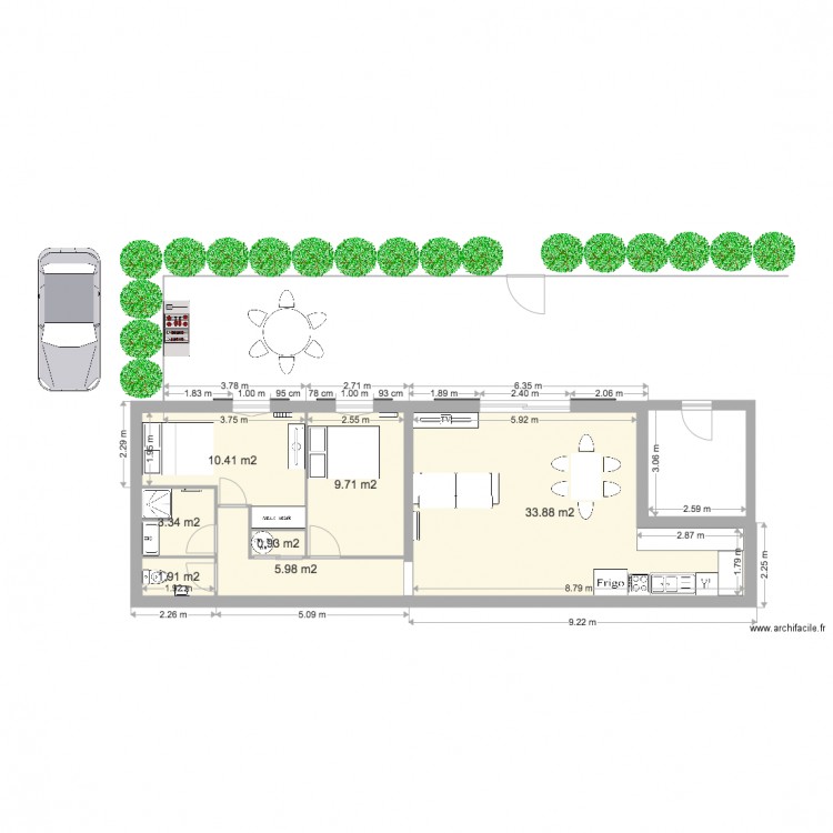 plan gardien le tholonet 2. Plan de 0 pièce et 0 m2