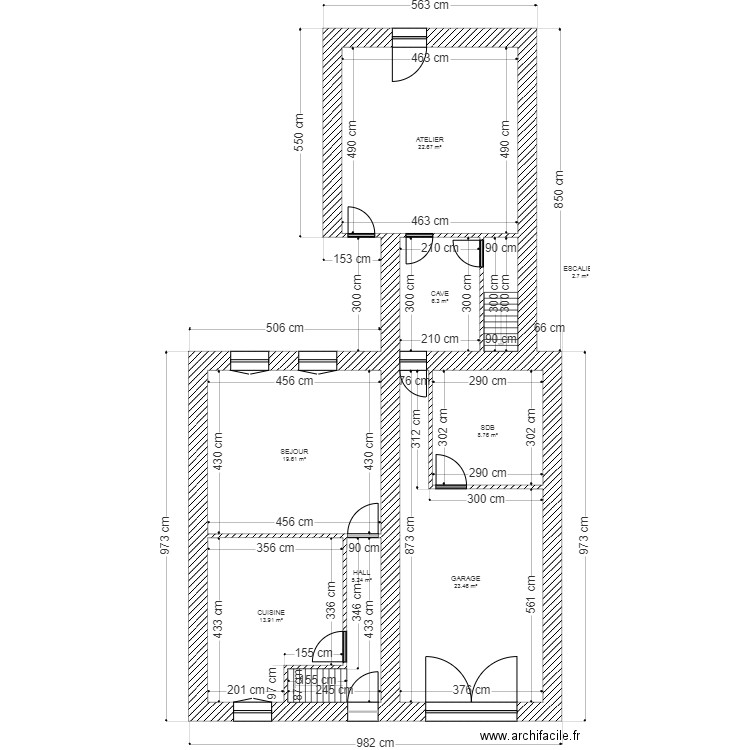 BAUER RDC. Plan de 0 pièce et 0 m2