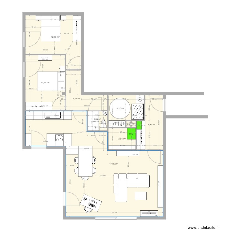 LIGNE BLEUE 26. Plan de 0 pièce et 0 m2