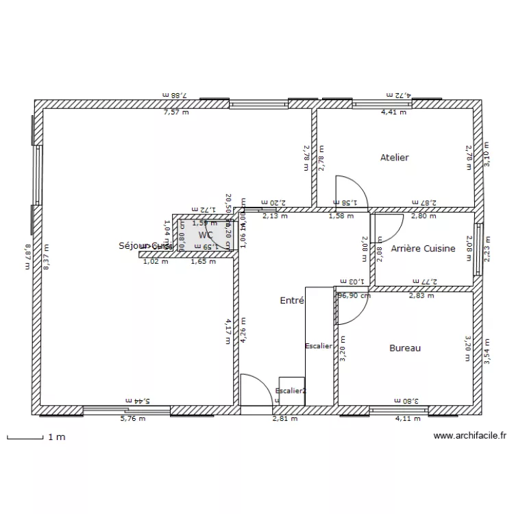 Maison_Allyx. Plan de 