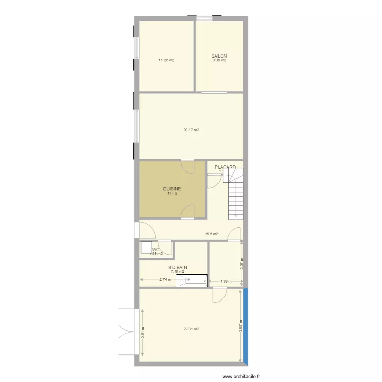 PLAN FRAINVILLE. Plan de 