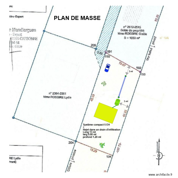 Ghommidh. Plan de 0 pièce et 0 m2