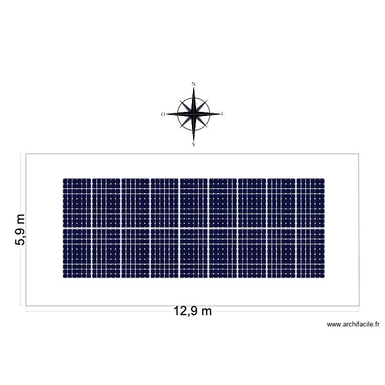 MAISON GRILLANDINI. Plan de 