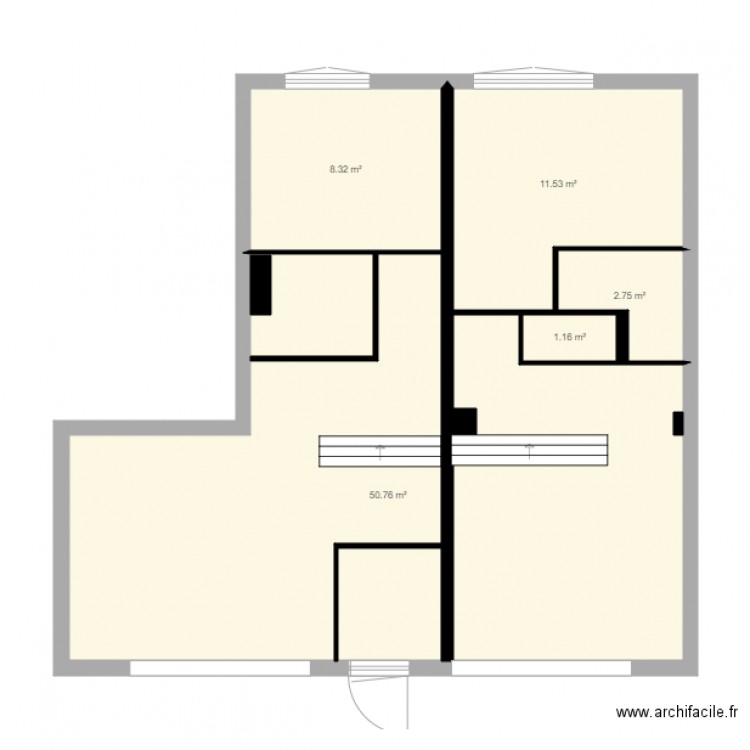 pp1. Plan de 0 pièce et 0 m2