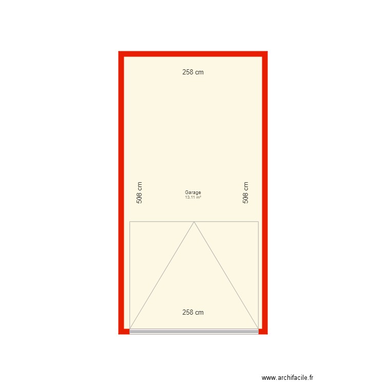 BI 3510 garage côté. Plan de 0 pièce et 0 m2