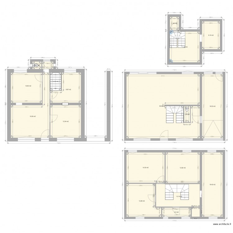 1ER ETAGE. Plan de 0 pièce et 0 m2