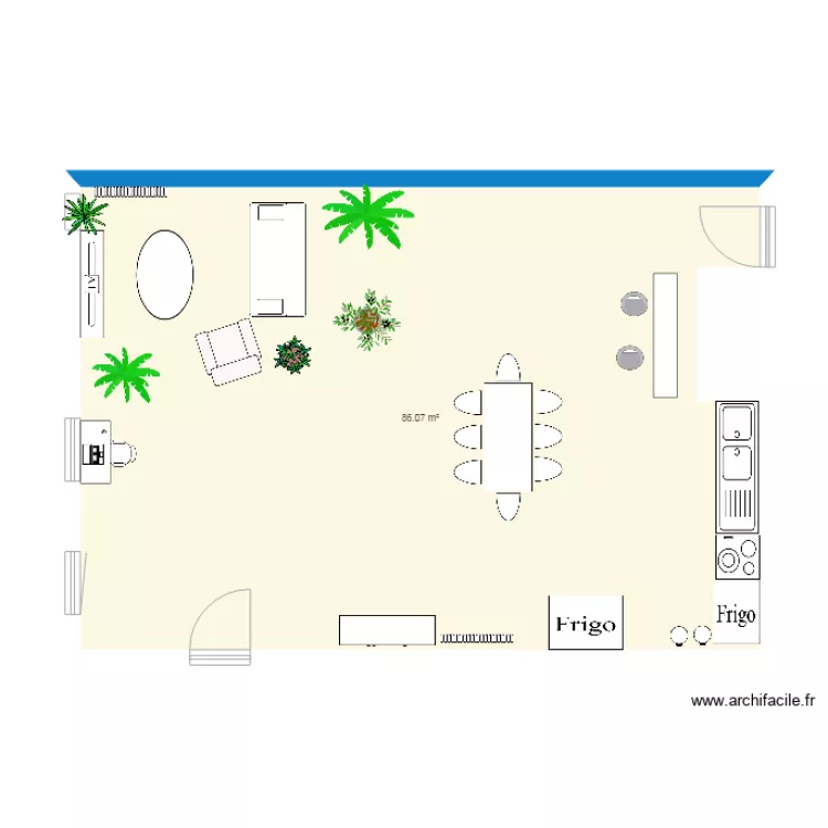 salle commune. Plan de salle commune. Plan de