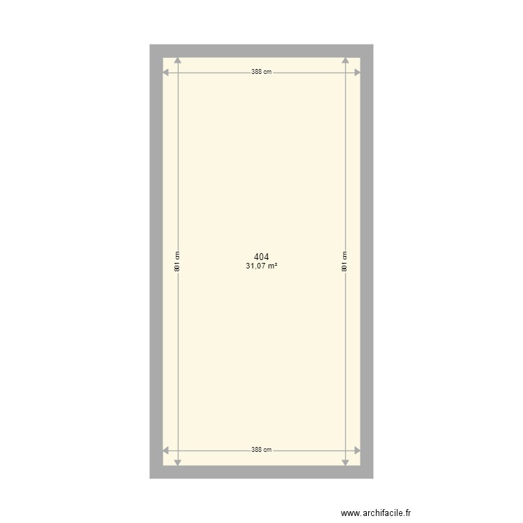 404 vide. Plan de 0 pièce et 0 m2