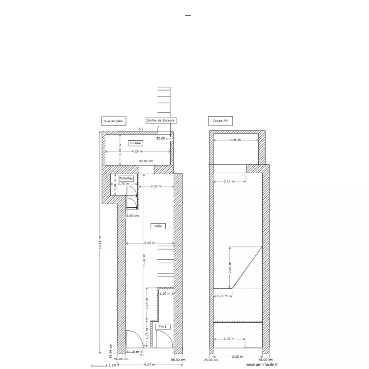 RESTAURANT PIZZA N&deg;28 ATHUS. Plan de 