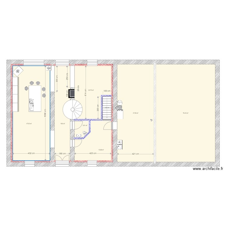 maison mangienne après . Plan de 0 pièce et 0 m2