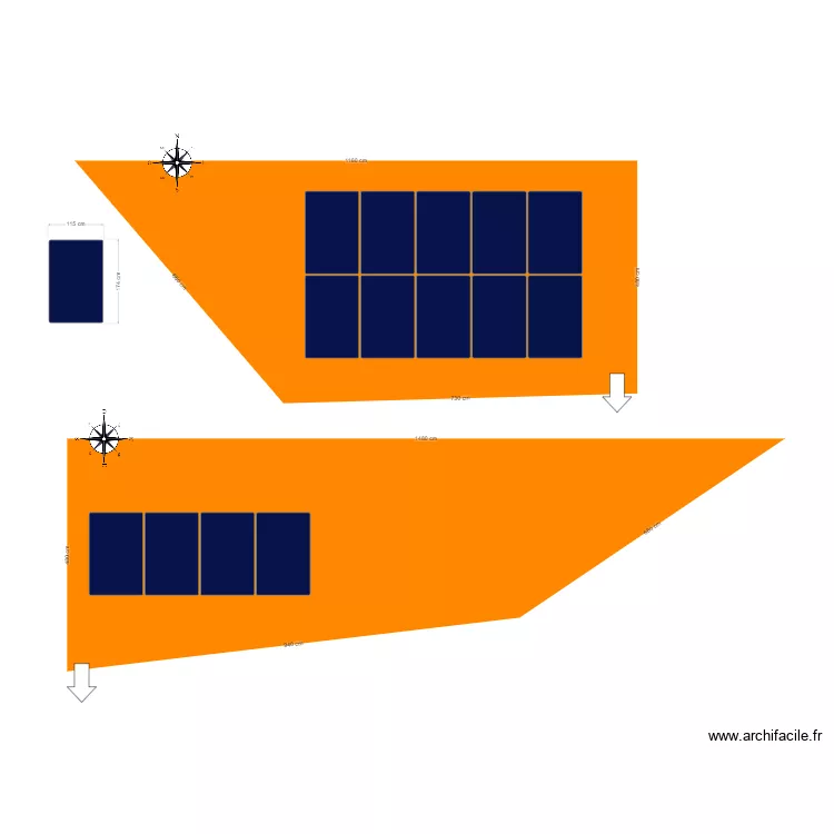 CALEPINAGE M.FOURNIER VUILLOT. Plan de 