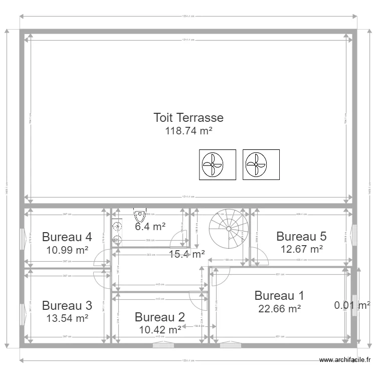 pro rav 2 ETAGE. Plan de 
