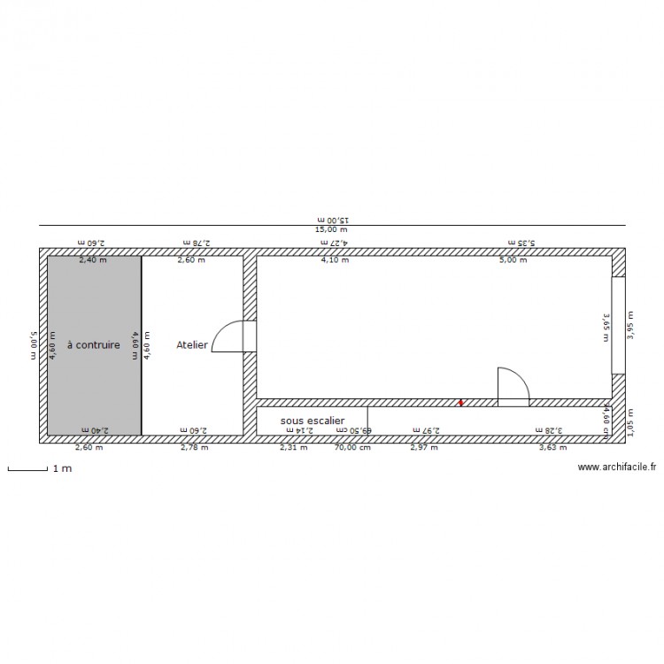 Rez de chaussée. Plan de 0 pièce et 0 m2