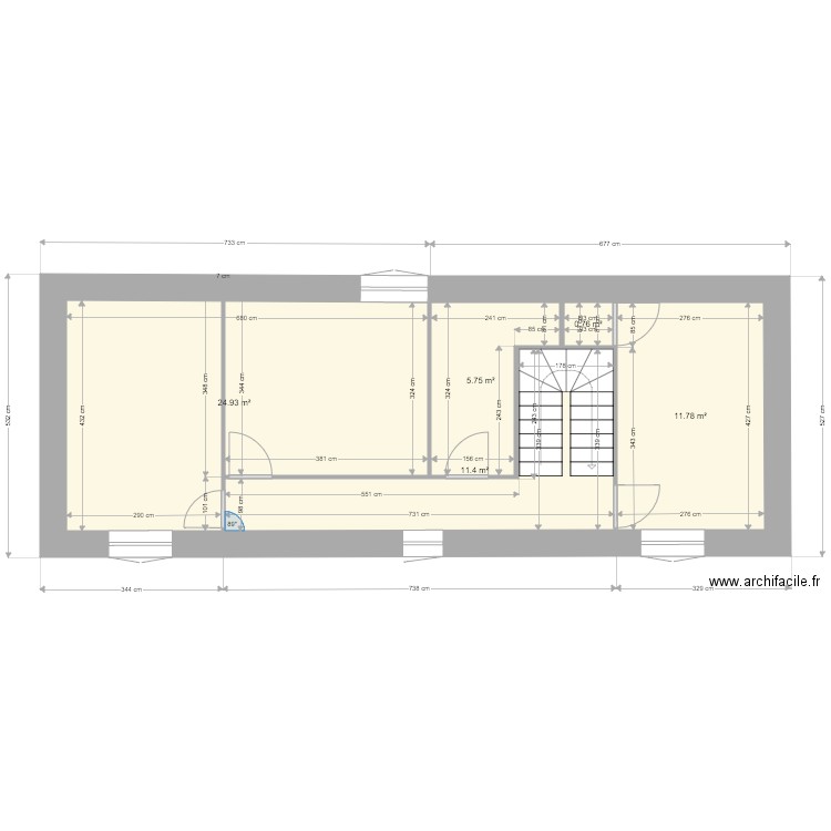 PLAN 1er ETAGE GOUILLARD MAJ. Plan de 0 pièce et 0 m2