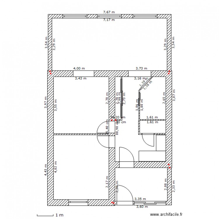 plan modifs dpt. Plan de 0 pièce et 0 m2