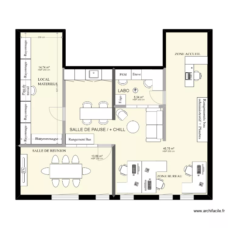 Locaux Velaux. Plan de Locaux Velaux. Plan de