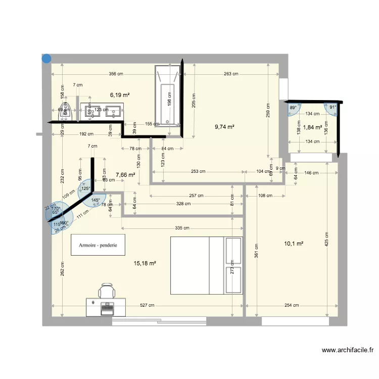maison 1er &eacute;tage  2122021. Plan de 