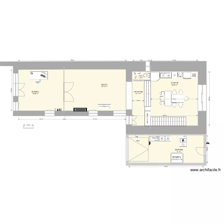 Bourg 19 SANS R1B R2 cuisine provisoire#7 bis. Plan de Bourg 19 SANS R1B R2 cuisine provisoire#7 bis. Plan de