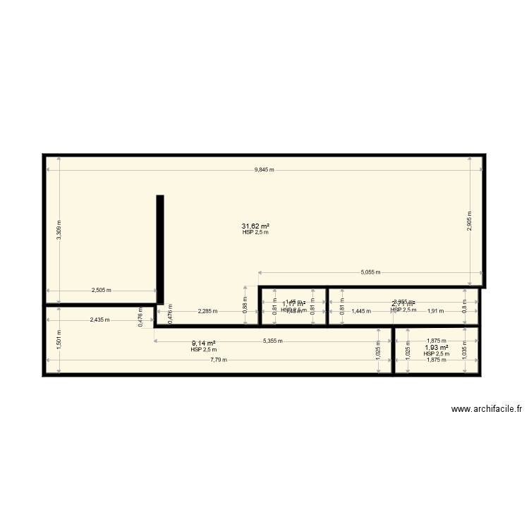 maison mesure. Plan de 0 pièce et 0 m2