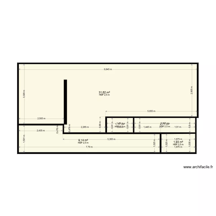 maison mesure. Plan de 