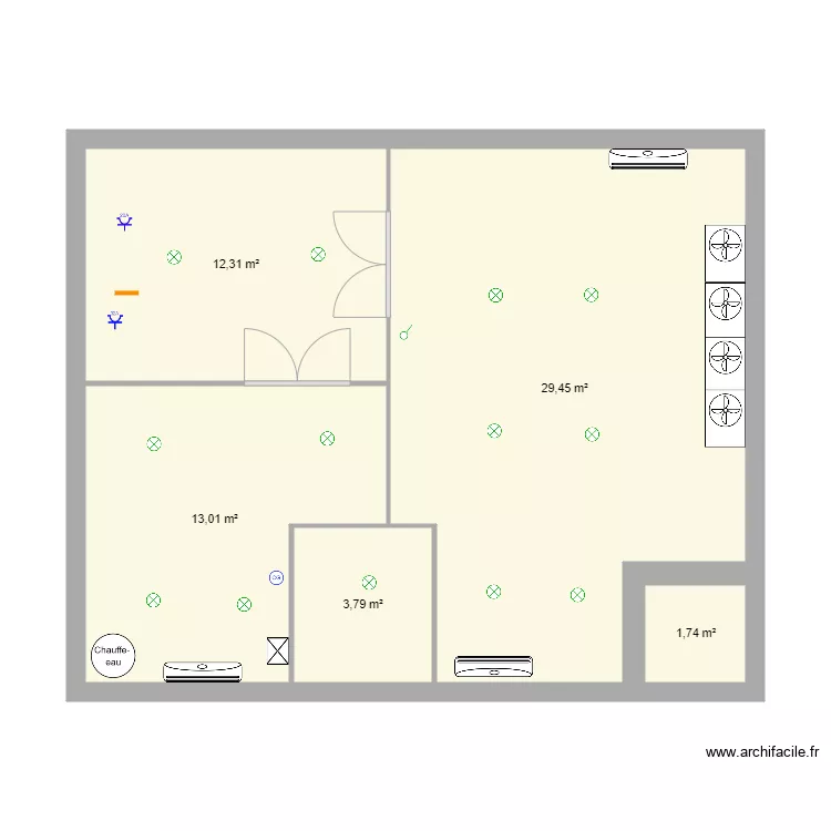 Tanais Electricit&eacute;. Plan de 