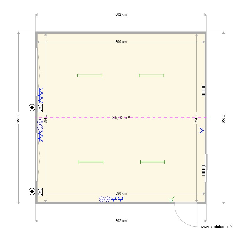 2 64019 2 64022. Plan de 0 pièce et 0 m2