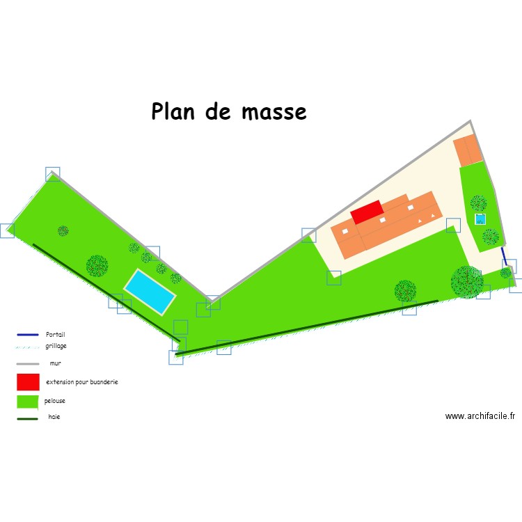 plan de masse maison 26. Plan de 0 pièce et 0 m2