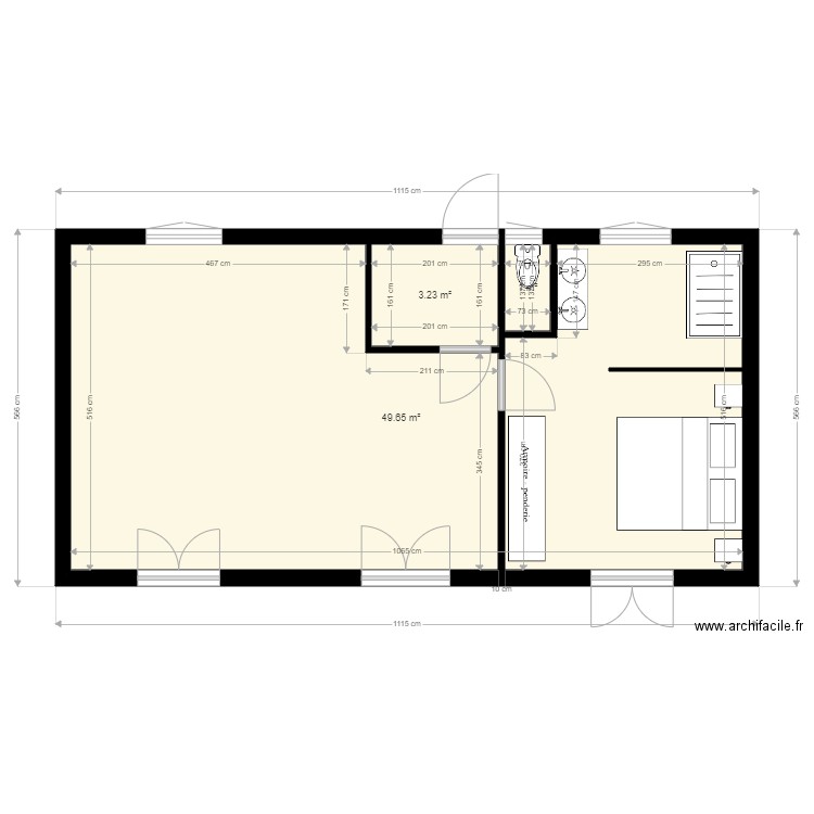 SOUGY DU PAUVRE. Plan de 0 pièce et 0 m2