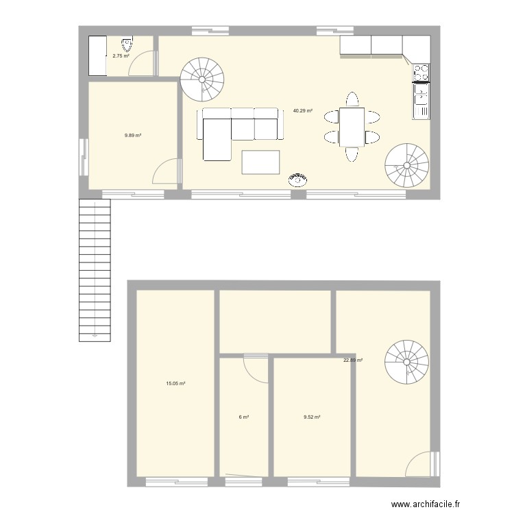 Maison Herbeys VF2. Plan de 0 pièce et 0 m2