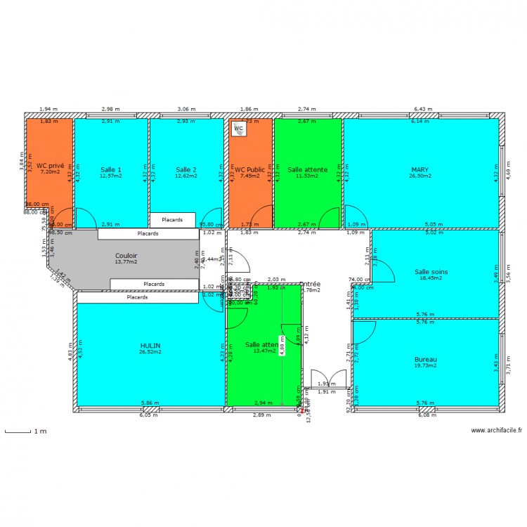 Centre médical st jean bis. Plan de 0 pièce et 0 m2