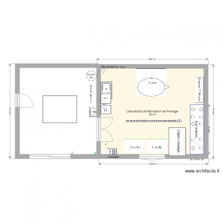 atelier Etienne. Plan de 0 pièce et 0 m2