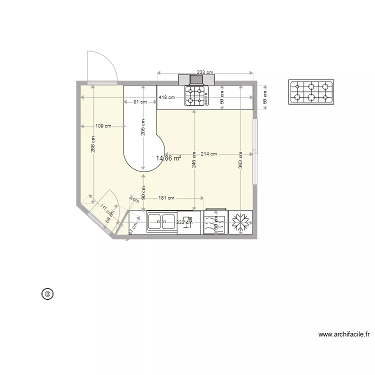 CUISINE DOMICILE. Plan de CUISINE DOMICILE. Plan de
