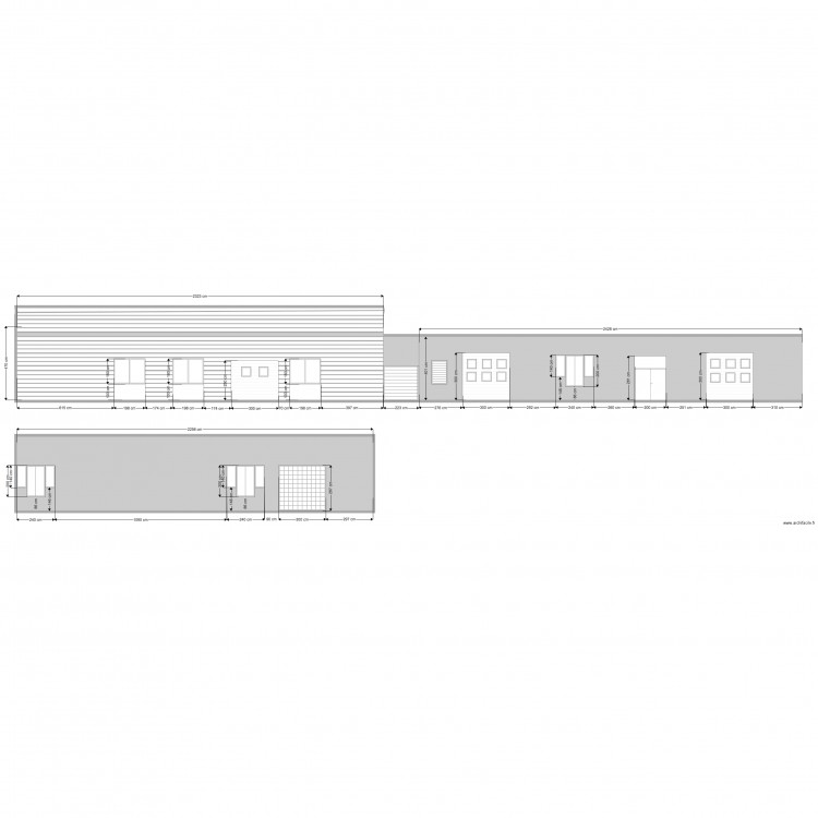 Façade droite Loubna KARRAZ. Plan de 0 pièce et 0 m2