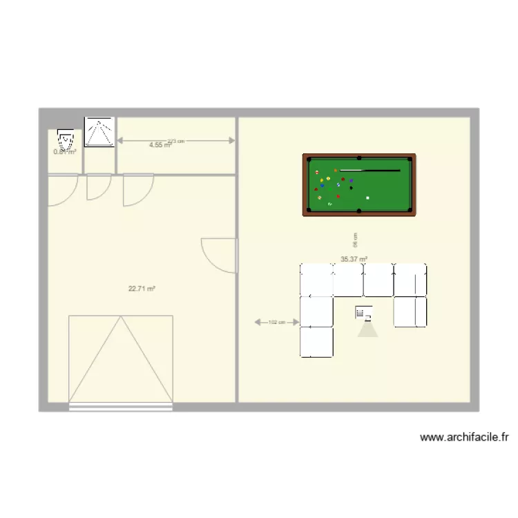 Sous Sol v1. Plan de 