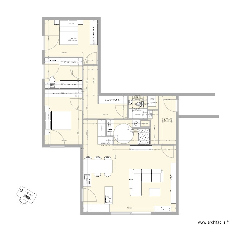 LIGNE BLEUE 17. Plan de 0 pièce et 0 m2