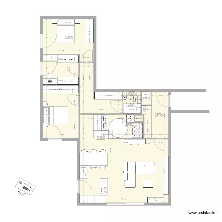 LIGNE BLEUE 17. Plan de 