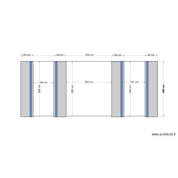 SALON  CONFIG1. Plan de 0 pièce et 0 m2