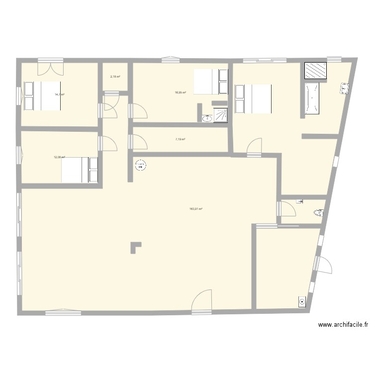 bretV1. Plan de 0 pièce et 0 m2