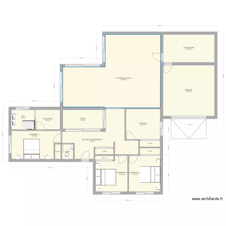 NBV. Plan de 