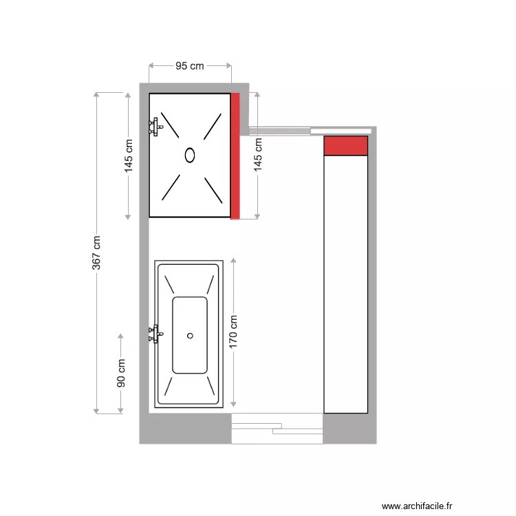 Salins SDB Master V2. Plan de Salins SDB Master V2. Plan de