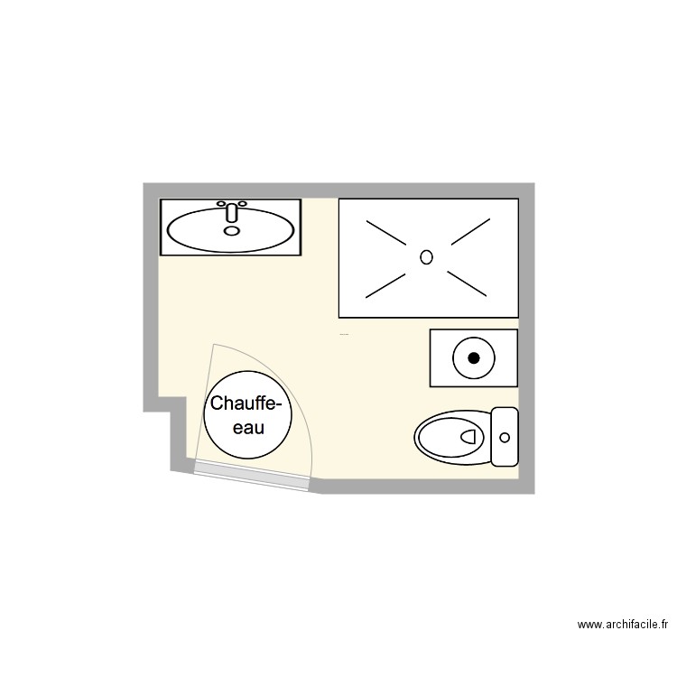 salle de bain. Plan de 0 pièce et 0 m2