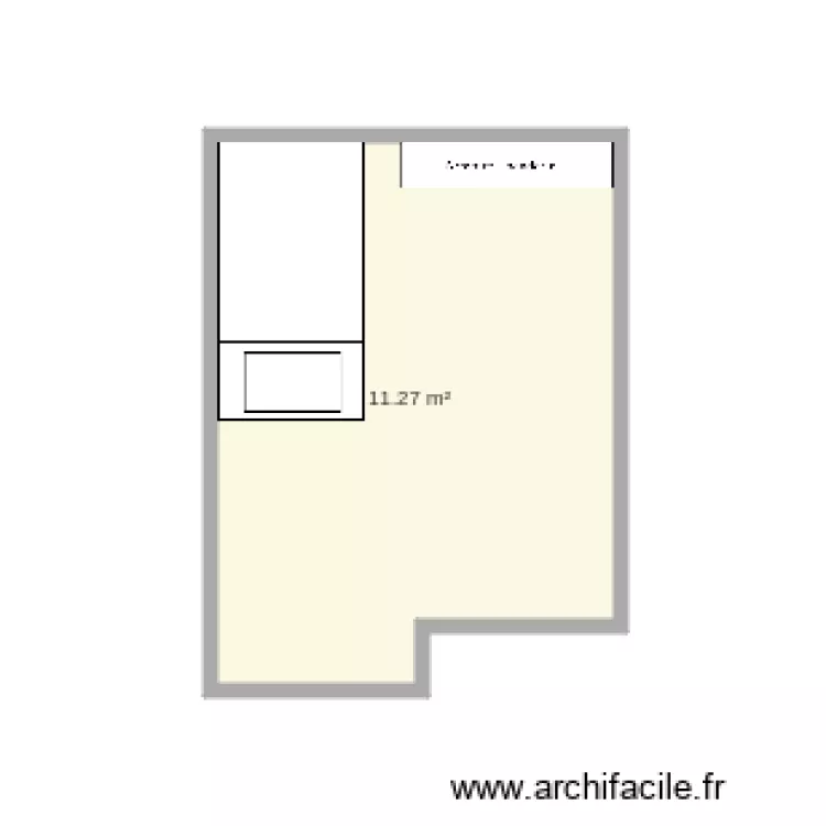 Chambre gabin et jules. Plan de 