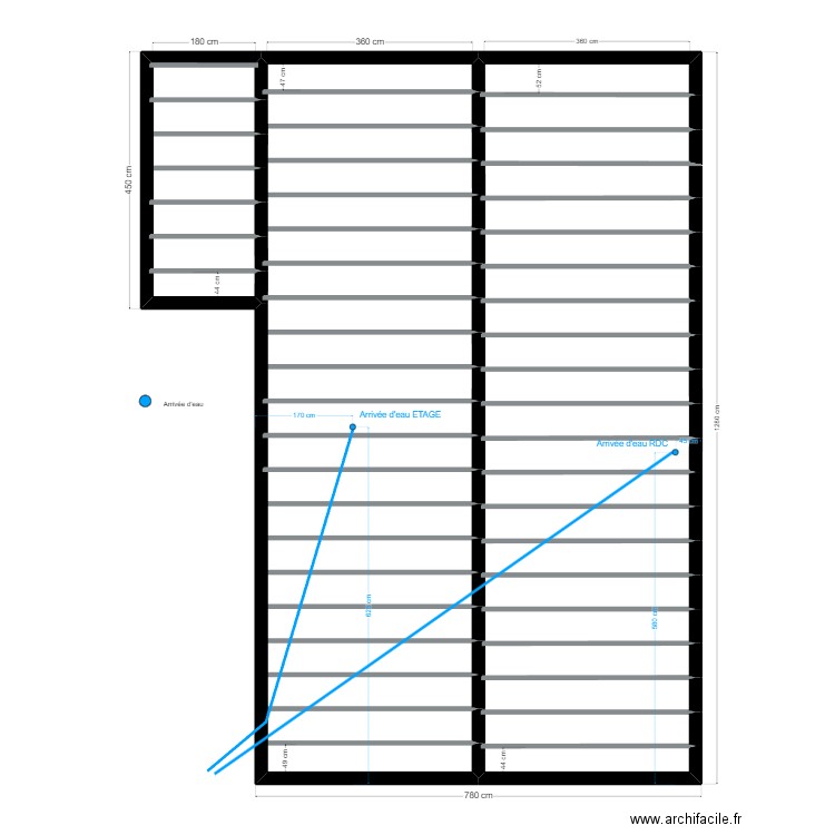 VIDE SANITAIRE EAU. Plan de 0 pièce et 0 m2