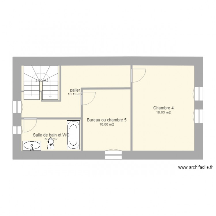 maison Etage 2. Plan de 0 pièce et 0 m2