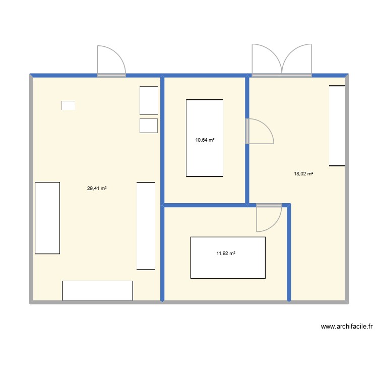 local BT/HT. Plan de 0 pièce et 0 m2